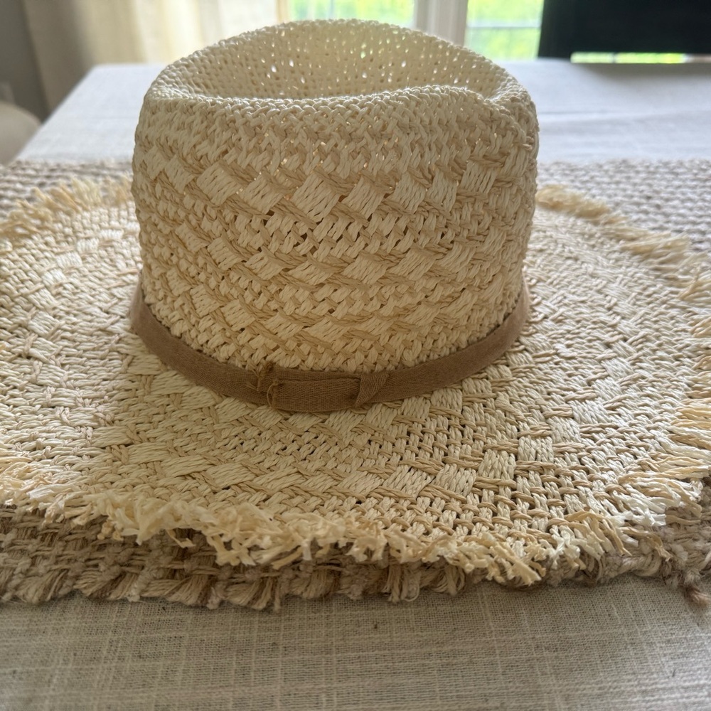 Treasure & Bond Natural Straw Raffia Sun Hat - Picture 3 of 5